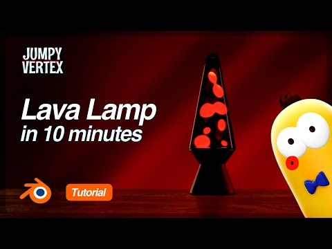 Create a lava lamp in 10 minutes | Blender Tutorial