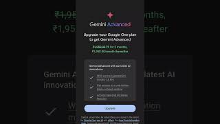Gemini Advanced included with Google One AI Premium #ytcreate #googleoneai #gemini #genai #deepmind