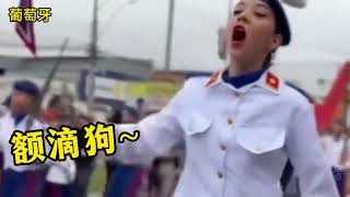 不同国家的士兵训练口号，印度像打了鸡血，卢旺达的有点逗