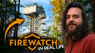 Playing FIREWATCH in a REAL Lookout Tower