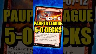 UNDEFEATED MTG Pauper League Decklists (2025-07-12) #davidroyale #pauper #paupermtg