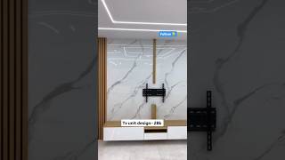 Tv Unit Design in just 28000/-  #interiordesign #viralvideo #bathroomdesign