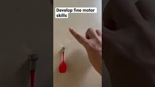 Develop fine motor skills with simple activities