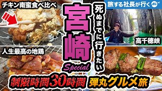 宮崎旅行43歳ひとり旅。欲望のままにご当地グルメを食べ尽くす旅が最高すぎた！【高千穂峡・青島・観光・おすすめ・日本のハワイ・おぐら・チキン南蛮】Miyazaki Trip