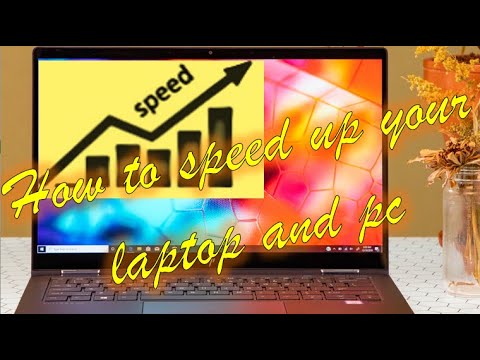 how to speed up your laptop and pc