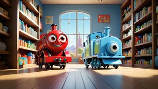 Three Toy Trains Chug Along | Train Song for Kids | Fun Preschool Learning and Counting Rhymes