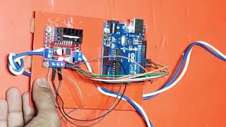 How to connect  “L298N  Motor Controller” to “Arduino Uno”
