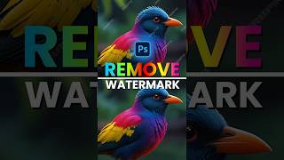 How to Remove Watermark in Photoshop #watermark #photoshop #tutorial #shorts #ytshorts #