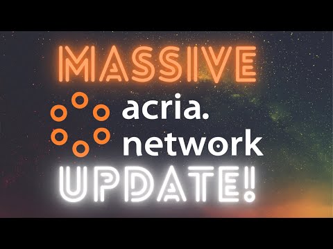 Massive News: Acria Market is coming soon!