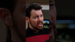[EDIT] Riker challenges Captain Picard’s authority #startrek #tng #edit