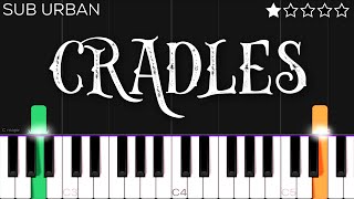 Cradles - Sub Urban | EASY Piano Tutorial