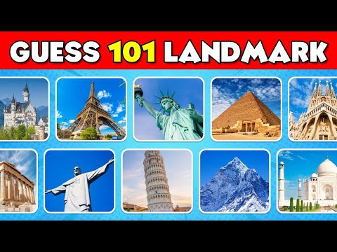 Guess the Landmark ✅🤔 | 101 Famous Landmarks Quiz