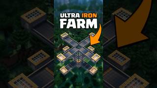 Minecraft Tutorial | Ultra Iron Farm! ⚙️ #shorts #minecraft