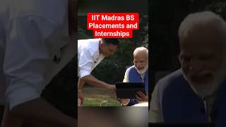 IIT MADRAS BS Placements and Internships #iitm #iitmadras