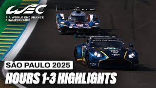 First Half Highlights | Rolex 6 Hours of São Paulo 2025 | FIA WEC