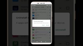 How To Uninstall Multiple Apps At Once In Android Phone #error #androidmobilesolution