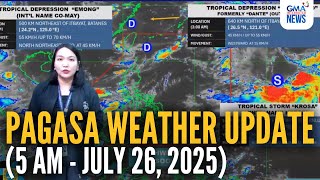 LIVE - PAGASA weather update (5:00 AM - July 26, 2025) - Replay | GMA Integrated News