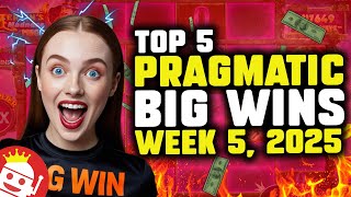 Top 5 Pragmatic Play Community Big Wins of Week #5 (2025)