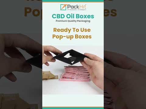 CBD Oil Boxes | Auto Bottom Boxes