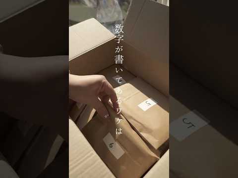 謎の数字が書かれた小包の開封📦開封ASMR 視聴者様thank you💕