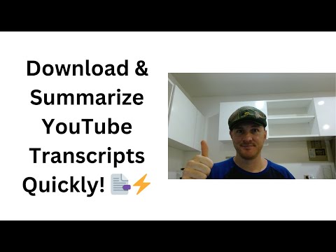 Download YouTube Transcripts & Subtitles + Summarize Fast