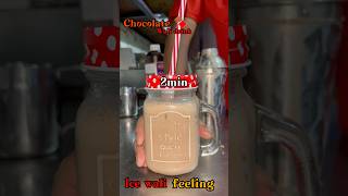 iced chocolate recipe #IcedChocolate#ChocolateLovers#CafeVibes#SummerDrinks#ChocolateRecipe#food