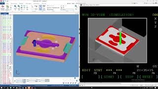 CIMCOEdit 8.10 VS WinNC - CNC Simulation - Part1