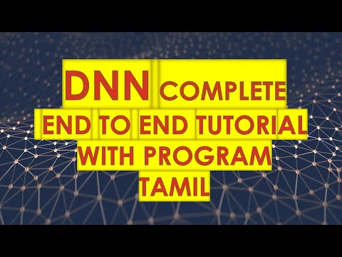 Deep Neural Network | Complete END to END Explanation with Program in TAMIL #artificialintelligence