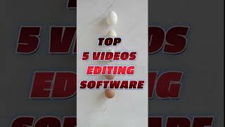 Top 5 Video Editing software  #shorts #factstoknow