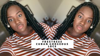 HOT OR NOT?! | FREETRESS CUBAN GORGEOUS  LOCS HAIR TUTORIAL | DIVATRESS.COM