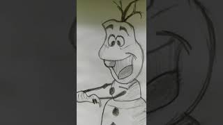 Olaf Sketch by magical art #drawing #magicalart #sketch #olaf