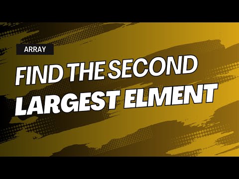 JavaScript | Find the Second Largest Number in Array | DCT Academy | Bangalore