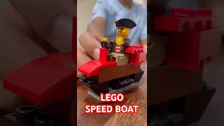 How to build a LEGO SPEED BOAT #lego #legofun #shortsforkids #legodiy #legoboat #legokid