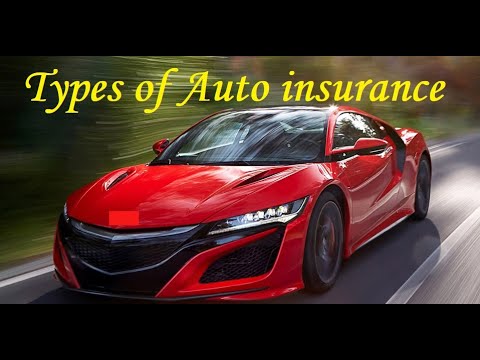 Types of auto insurance in USA in 2021
