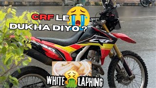 Puncher Bike le 🥵🤬 Dukha diyo || White Laphing le Jhandai Vomit Bhako..🥵🤮🤮