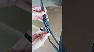 How To Change Windshield Wiper Blades In Less Than 30 Seconds! The Flat Type Wiper Blades
