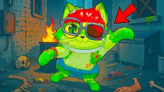 Granny Turns Cat Into a ZOMBIE! - I am Cat VR
