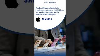 Apple Surpasses Samsung with ₹905 Billion iPhone Sales in India | Tech Dominance Continues