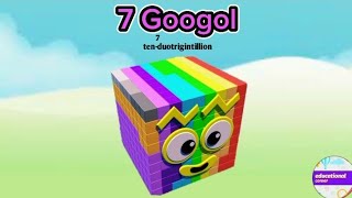 Mathblocks infinity big numbers counting 7 to 7 googol‎ @Educationalcorner110 #learntocount
