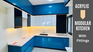Modular kitchen delivered at Sobhacity || Latest #interiordesign || #dwarkaexpressway  sec-108