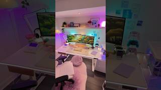 welcome to my cozy gamer girl setup ✨🎮  #setups #desksetup  #pcgamingsetup