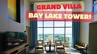 Disney's Bay Lake Tower 3 Bedroom Grand Villa Theme Park Room Review | Disney Vacation Club
