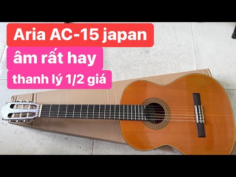 Đàn guitar Aria AC-15 japan âm rất hay. Giá: 1tr800k. guitar nhật 0936057750