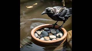 Mind-Blowing Crow Story That Teaches a Life Lesson! 🤯🐦 #DigiBlendX
