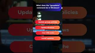 What Does the "gpupdate" Command Do in Windows? #quiz