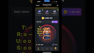 Daily chiper 14 July hamster kombat code: TRUST  #cryptocurrency #hamsterkombat #kombat