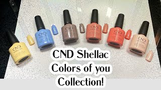 Best spring gel polish NEW CND Shellac Colors of you collection
