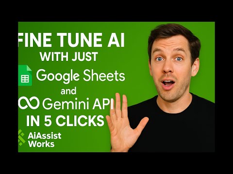 🔥 Anyone Can Fine-Tune AI in Google Sheets – Get Better Results Instantly.