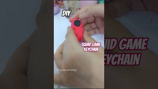 DIY Squid Game Keychain ⬜ #squidgame #diysquidgame #viralgame #youtubeshorts #diygames #craft