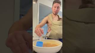 Make dinner with me as a stay at home dad to a NEWBORN + Two TODDLERS!!! #dadlife #dinner #shorts
